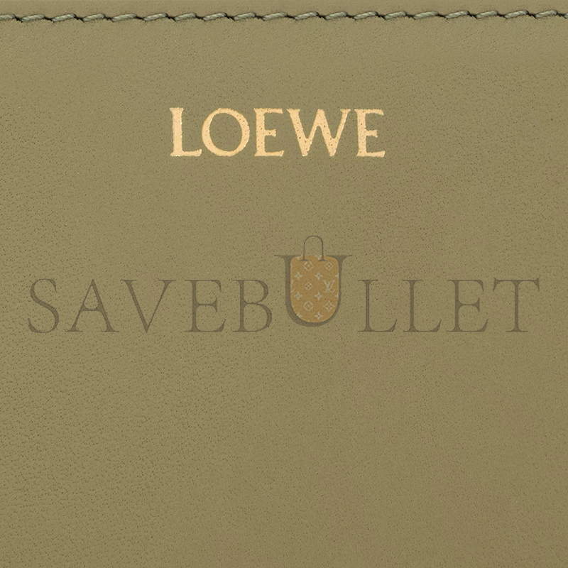 LOEWE KNOT COMPACT WALLET IN SHINY NAPPA CALFSKIN CEM1NCWX01 (11.4*8.5*3cm)